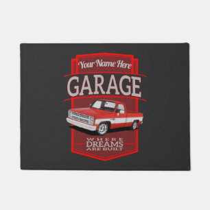 Personalized C10 Garage Doormat