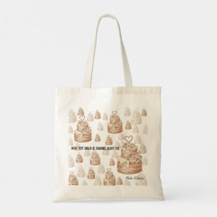Personalized Cake Tote Bag - Custom Baker Gift