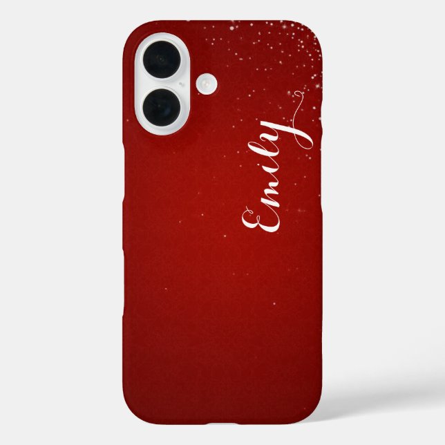 Personalized Candy Red Diamond - Barely There Case-Mate iPhone Case (Back)