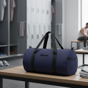 Personalized Canvas Duffel Bag - Custom Name