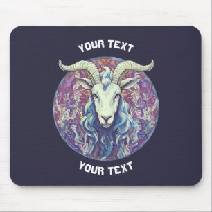 PERSONALIZED CAPRICORN ZODIAC SIGN MOUSE PAD