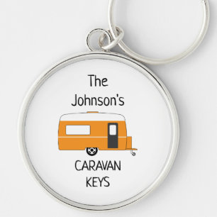 Personalized Caravan Keys name Key Ring
