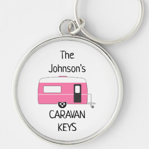 Personalized Caravan Keys name Key Ring