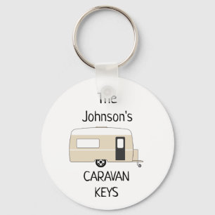 Personalized Caravan Keys name Keychain