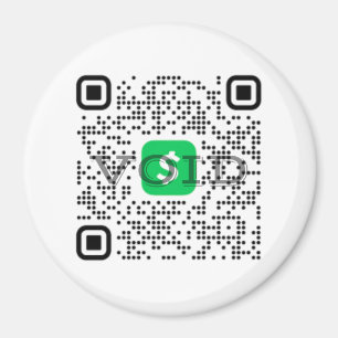 Personalized Cash App QR Code Magnet