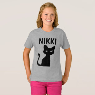 PERSONALIZED cat girls CUSTOM T-SHIRTS