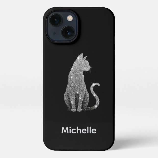 Personalized Cat  iPhone Case (Back)