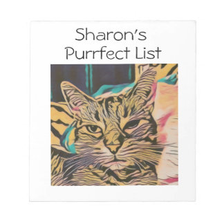 Personalized Cat Notepad