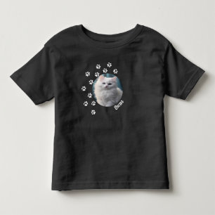 Personalized Cat Photo And Name Toddler T-Shirt