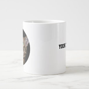 Personalized Cat Photo with Text Custom Gift Large Coffee Mug