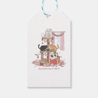 Personalized Cat's Meow Valentine's Day Gift Tags