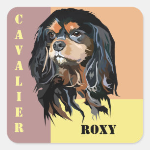 Personalized Cavalier King Charles Spaniel Sticker