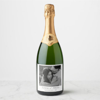 Personalized Champagne Bottle Label