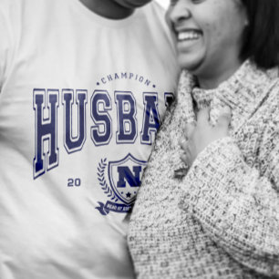 Personalized Champion Husband Funny Men's Gift T-Shirt