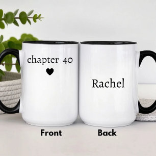 Personalized Chapter 40 Forty Birthday Funny  Mug