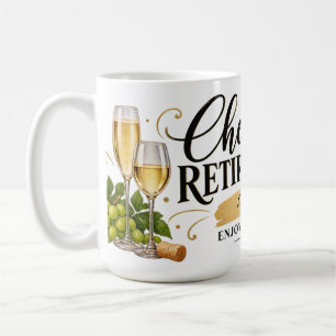 Personalized Cheers to Retirement Mug
