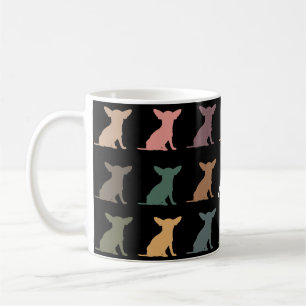 Personalized Chihuahua Gift Custom Name Retro Dog Coffee Mug