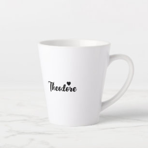 Personalized Childhood Photo, Name & Year Vintage Latte Mug