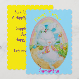 PERSONALIZED CHILDREN'S EASTER GREETING CARD