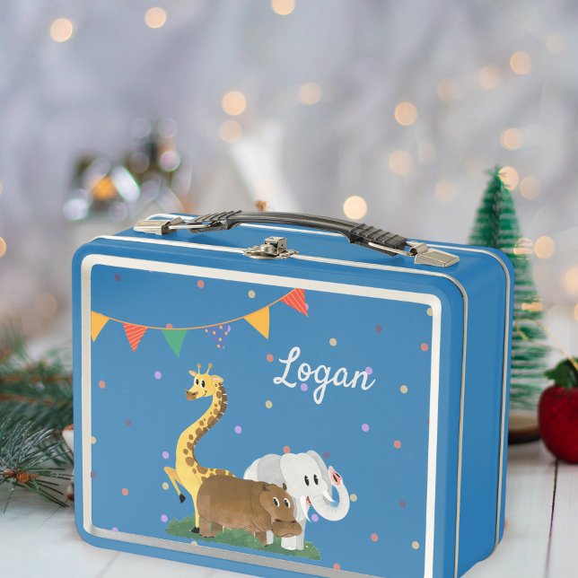 Personalized Children's Lunch Box with Custom Name (Creator Uploaded)