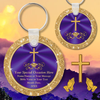 Personalized, Christian Party Favors, Any Occasion Key Ring