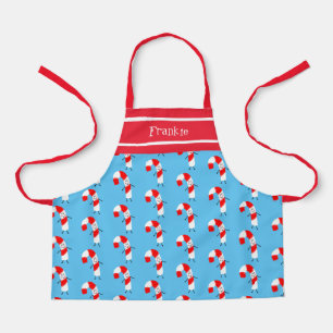 Personalized Christmas Candy Cane Apron