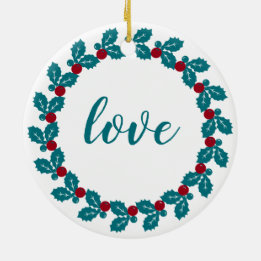 Personalized Christmas Ceramic Tree Decoration