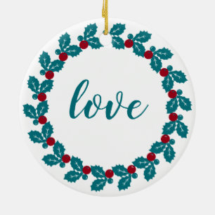 Personalized Christmas Ceramic Tree Decoration