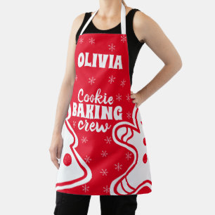 Personalized Christmas Cookie Baking Apron