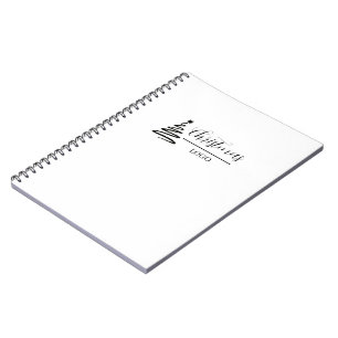 Personalized Christmas Gift Custom Modern T-Shirt Notebook