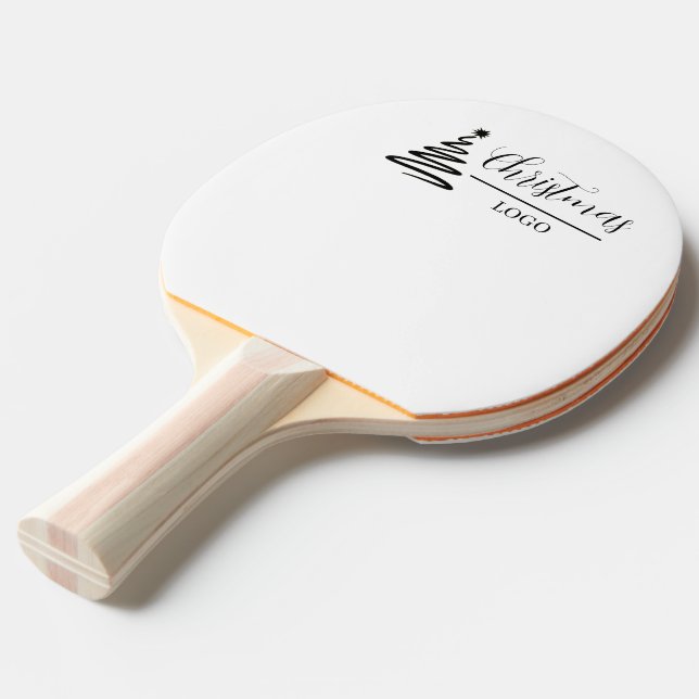 Personalized Christmas Gift Custom Modern T-Shirt Ping Pong Paddle (Front Angle)
