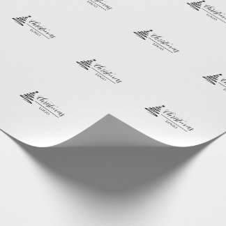 Personalized Christmas Gift Custom Modern T-Shirt Wrapping Paper