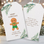 Personalized Christmas gift tags<br><div class="desc">Merry Christmas/Merry Christmas,  Gingerbread Cookie,  Gift Day. Add your text / name and personalize your product quickly and easily.</div>