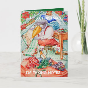 Personalized Christmas Greeting Card for Good Kids