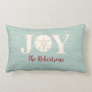Personalized Christmas Joy Lumbar Cushion