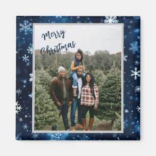 Personalized Christmas Magnet With Photo