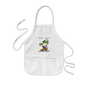 Personalized Christmas mouse with a cone Kids Apron