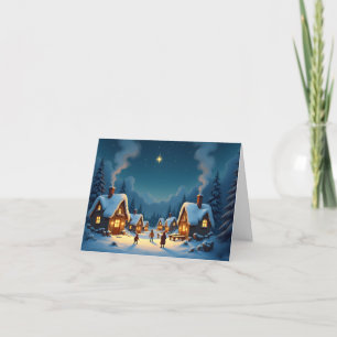 Personalized Christmas North Star 1 Card