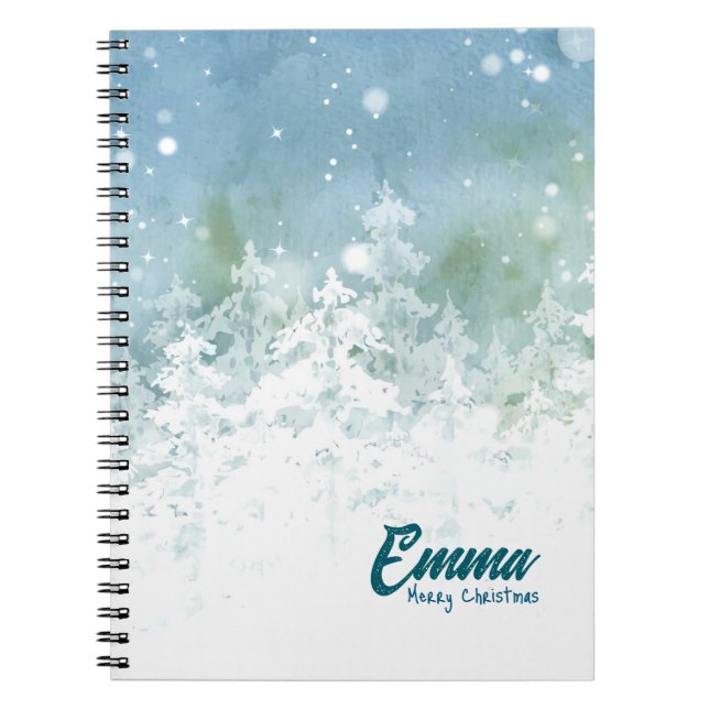 Personalized Christmas Notebook - Emma (Front)