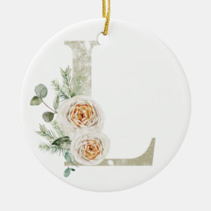 Personalized Christmas ornament with your initials