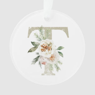 Personalized Christmas ornament with your initials