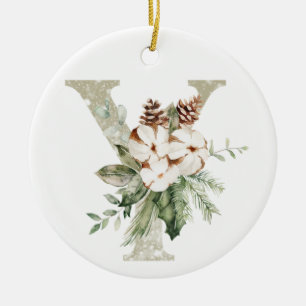 Personalized Christmas ornament with your initials