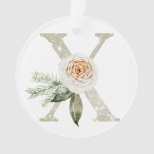 Personalized Christmas ornament with your initials