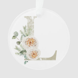 Personalized Christmas ornament with your initials