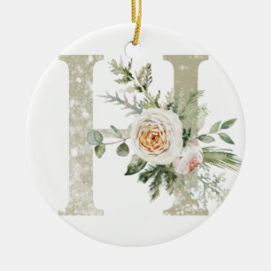 Personalized Christmas ornament with your initials