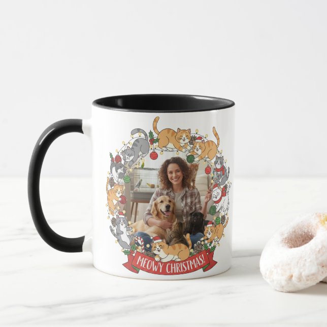 Personalized Christmas Pet Mug (With Donut)