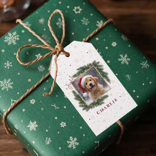 Personalized Christmas Pet Photo – Holiday  Gift Tags