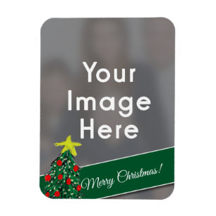 Personalized Christmas Photo Magnet