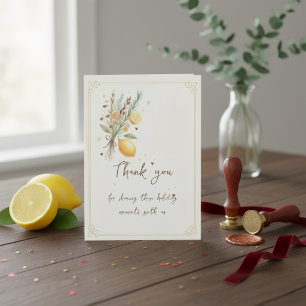 Personalized Christmas Thank You Card - Thank you