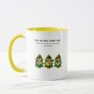 Personalized Christmas Tree "Best Friend Ever" Mug